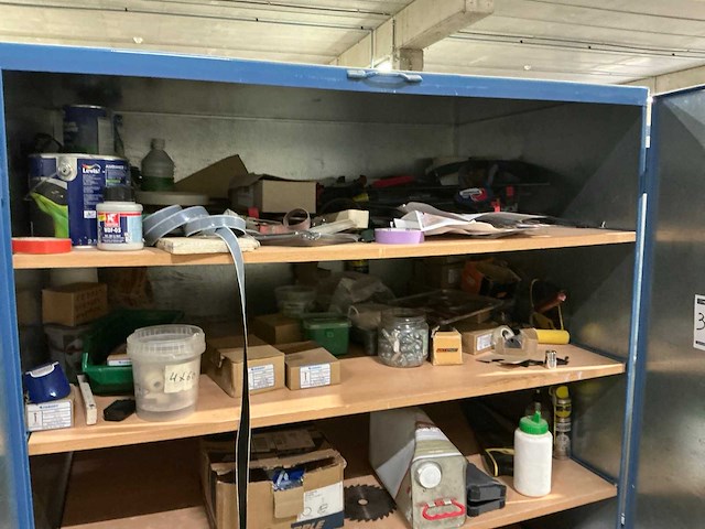 Metalen mobiele gereedschapskast - afbeelding 3 van  5