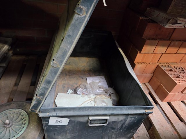 Metalen opbergkist - afbeelding 2 van  2