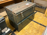 Metalen opbergkoffer (2x) - afbeelding 1 van  4