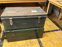 Metalen opbergkoffer (2x) - afbeelding 2 van  4