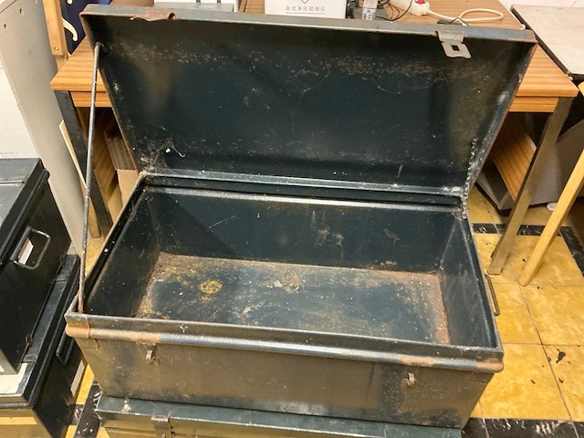 Metalen opbergkoffer (2x) - afbeelding 4 van  4