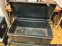 Metalen opbergkoffer (2x) - afbeelding 4 van  4