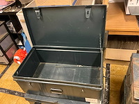 Metalen opbergkoffer (2x) - afbeelding 2 van  2