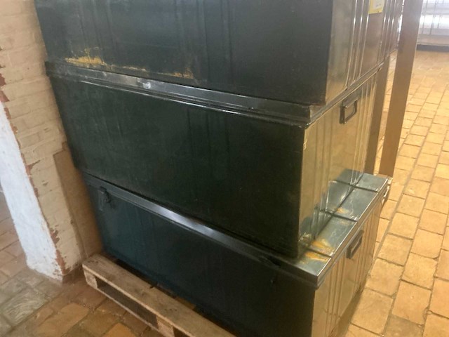 Metalen opbergkoffer (3x) - afbeelding 3 van  4