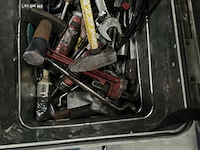 Metalen opbergkoffer met inhoud divers gereedschap - afbeelding 11 van  12