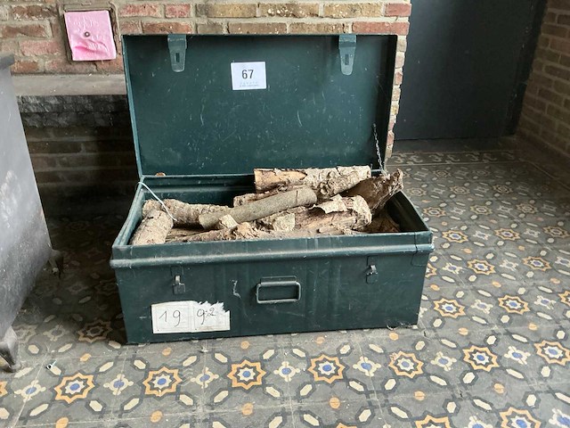 Metalen opbergkoffer - afbeelding 1 van  4