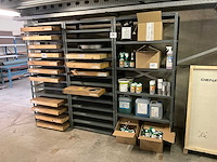 Metalen opbergrek (6x) - afbeelding 1 van  3