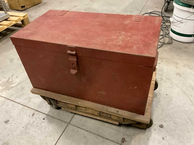 Metalen opslagkist - afbeelding 1 van  6