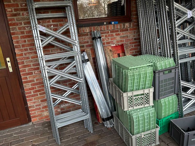 Metalen opslagrek - afbeelding 1 van  3