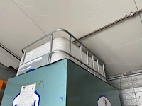 Metalen opvangbak eurol met ibc-container - afbeelding 2 van  3
