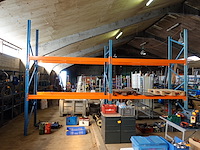 Metalen palletrek (3 staanders van 3,00m, 8 liggers van 2,5m) - afbeelding 2 van  2