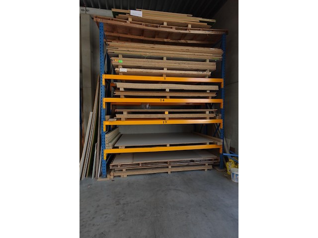 Metalen palletstelling - afbeelding 1 van  3