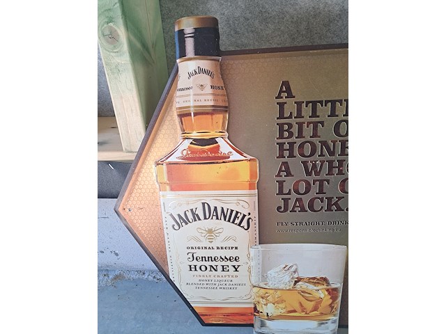 Metalen plaat jack daniels h 480 mm b 470 mm - afbeelding 2 van  3