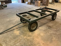 Metalen plateauwagen - afbeelding 2 van  3