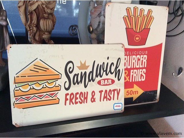 Metalen platen reclame - afbeelding 1 van  1