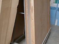 Metalen platenkar met zwenkwielen - afbeelding 1 van  3