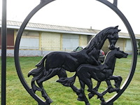 Metalen poort - afbeelding 3 van  4