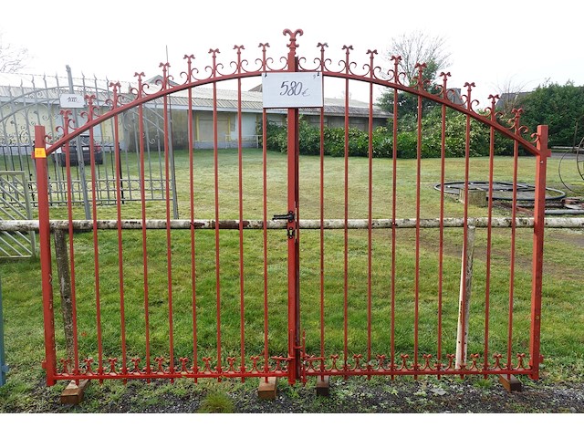 Metalen poort - afbeelding 1 van  4