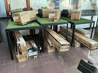 Metalen presentatietafel (12x) - afbeelding 3 van  6