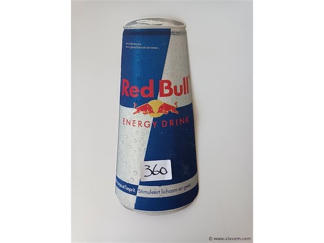 Metalen red bull bord - afbeelding 1 van  3