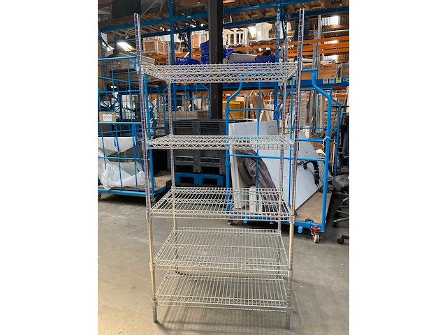 Metalen rek - overige magazijninventaris - afbeelding 2 van  2