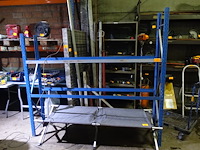 Metalen rek b. 40cm -l.2,10m -h.1,70m - afbeelding 3 van  4