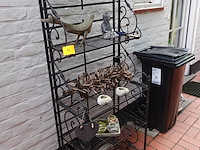 Metalen rek + decoratie - afbeelding 2 van  3
