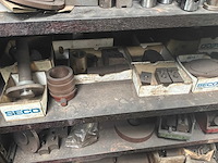 Metalen rek met grote partij tools (3x) - afbeelding 2 van  32