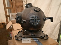 Metalen retro duikershelm - afbeelding 4 van  5