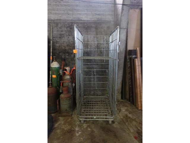 Metalen rolcontainer - afbeelding 1 van  2