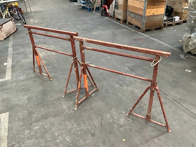 Metalen schraag (2x) - afbeelding 1 van  3