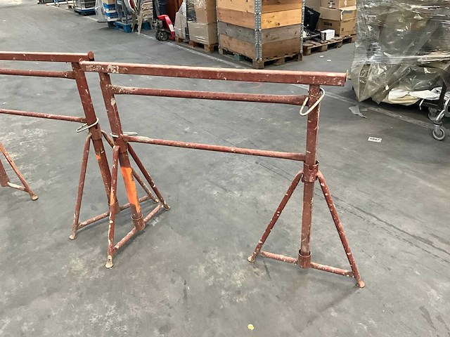 Metalen schraag (2x) - afbeelding 2 van  3