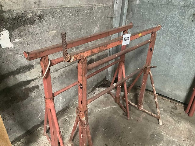 Metalen schragen (2x) - afbeelding 4 van  4