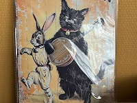 Metalen sierbord - afbeelding 1 van  1