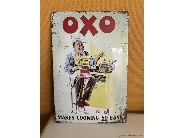 Metalen sierbord - afbeelding 1 van  1