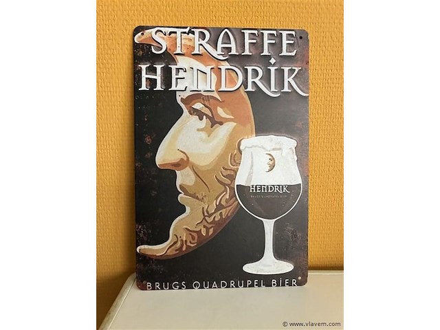 Metalen sierbord - afbeelding 1 van  1