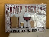 Metalen sierbord - afbeelding 1 van  1