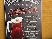 Metalen sierbord - afbeelding 1 van  1