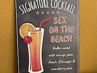 Metalen sierbord - afbeelding 1 van  1