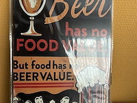 Metalen sierbord - afbeelding 1 van  1