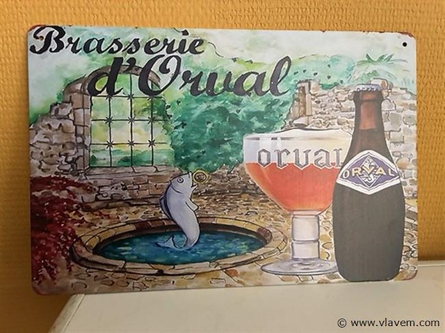 Metalen sierbord - afbeelding 1 van  1