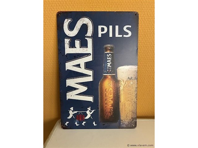 Metalen sierbord - afbeelding 1 van  1