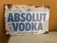 Metalen sierbord - afbeelding 1 van  1