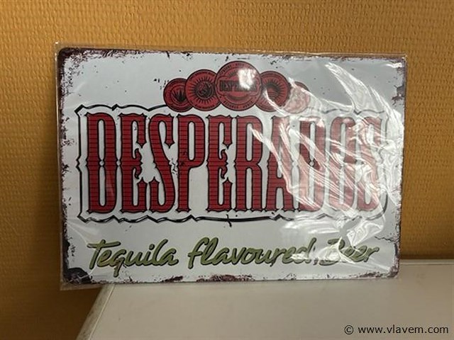 Metalen sierbord - afbeelding 1 van  1