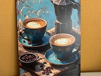 Metalen sierbord - afbeelding 1 van  1