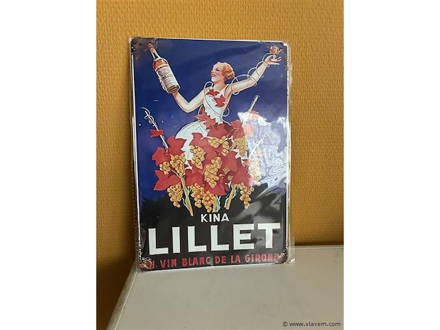 Metalen sierbord - afbeelding 1 van  1