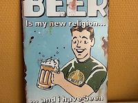 Metalen sierbord - afbeelding 1 van  1