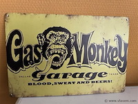 Metalen sierbord - afbeelding 1 van  1