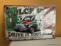 Metalen sierbord - afbeelding 1 van  1