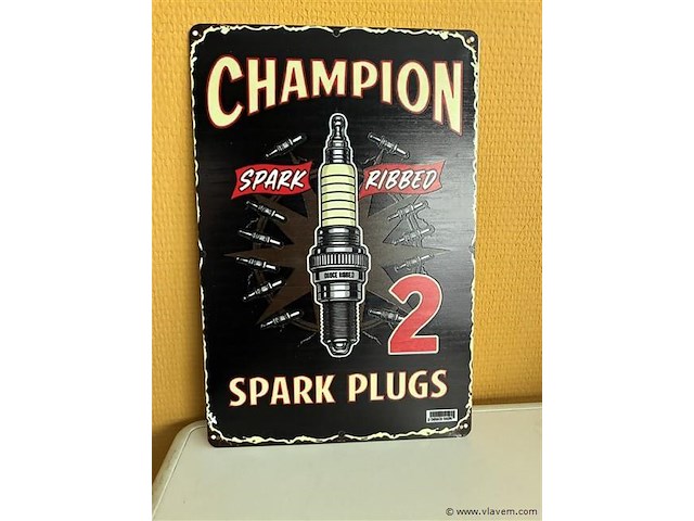 Metalen sierbord - afbeelding 1 van  1